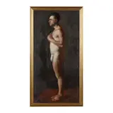 Full Length Male Nude by Conrad Newton, Oil on canvas, sold Sep 2024