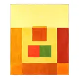 Geometric Geolwe by John Hiigli, Oil on canvas, sold Sep 2024