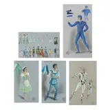 Collection of Five Costume Designs for the Cincinnati Ballet by Andreas Nomikos, Each a gouache on paper illustration, sold Sep 2024