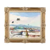 Esteros by Trino Orozco, Oil on canvas, sold Sep 2024