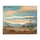 Atardecer by Trino Orozco, Oil on canvas, sold Sep 2024