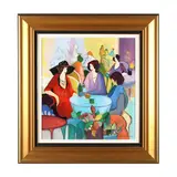 On the Scene by Itzchak Tarkay, Serigraph in colors on canvas, sold Sep 2024