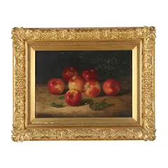 Still Life with Apples by Bryant Chapin, Oil on canvas, sold Sep 2024