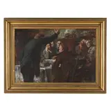 The Revolutionaries by Sigismund Ivanowski, Oil on canvas (lined), sold Sep 2024