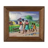 Five 'Til Nine by Walter Whitcomb Thompson, Oil on plywood, sold Sep 2024