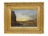 Venetian Scene by Félix Ziem, oil, sold May 2024