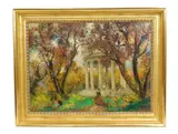 Garden Folly by Ludolfs Lieberts, oil, sold May 2024