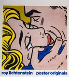 Plakat 'Kiss V by Roy Lichtenstein, 1980, color screenprint, sold Mar 2026