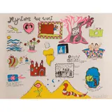My Love we won't by Niki de Saint Phalle, 1968, color screenprint, sold Oct 2025