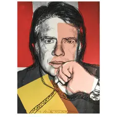 Jimmy Carter I by Andy Warhol, 1976, color screenprint, sold Mar 2025