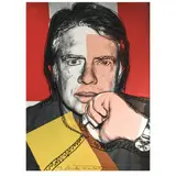 Jimmy Carter I by Andy Warhol, 1976, color screenprint, sold Mar 2025