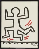 Blatt aus der 'Bayer Suite by Keith Haring, 1982, offset lithograph, sold Mar 2025