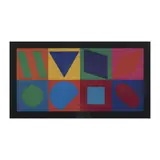 Unités Plastiques by Victor Vasarely, 1970, color screenprint, sold Oct 2024