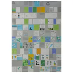 Poster 'Visuelles Erscheinungsbild für die Spiele der XX. Olympiade München 1972 by Rolf Muller, 1971, color screenprint, sold Nov 2022