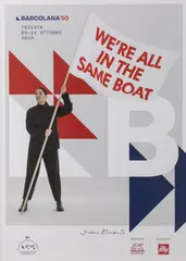 Poster '50. Barcolana Regatta, Triste by Marina Abramović, 2018, offset lithograph, sold Jun 2022