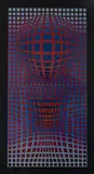 VP-RB by Victor Vasarely, 1971, photogravure, sold Dec 2021