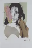 Poster nach 'Mick Jagger by Andy Warhol, 1975, offset lithograph, sold Dec 2021