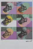 Poster nach 'Skulls by Andy Warhol, 1976, offset lithograph, sold Dec 2021