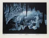 Cave of the Sublime, Iceland by Daniel Arsham, 2020, offset lithograph, sold Dec 2021