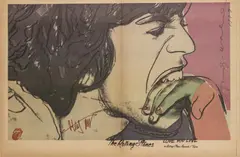 Poster 'The Rolling Stones - Love you Live by Andy Warhol, 1977, offset lithograph, sold Jul 2021
