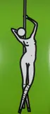 This is Shahnoza/Shahnoza Pole Dancer by Julian Opie, 2008, multiple, sold Jun 2020