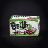 Box 'Brillo Cleanser' grün, wohl 1970er Jahre by Andy Warhol, offset lithograph, sold Jun 2019