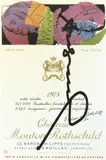 Label 'Château Mouton Rothschild by Andy Warhol, 1975, embossed print, sold Jun 2019