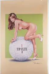 Top Flite II by Mel Ramos, 2001, offset lithograph, sold Jun 2016