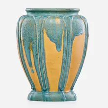 Unusual Large Vase by Grueby Faience Company, sold Jan 2017