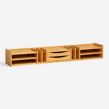 Desk organizer by Pedersen & Hansen, c. 1970, oak, sold Nov 2022