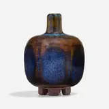 Farsta vessel by Wilhelm Kåge, 1968, glazed stoneware, sold Nov 2022
