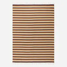 Flatweave carpet by Södra Kalmar Läns Hemslöjd, 1940, hand-woven wool, sold Nov 2022