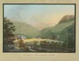 Das Weissbad im Kanton Appenzell, inner Roden by Johann Heinrich Bleuler d.J., 1816, gouache, sold Mar 2024