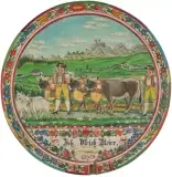 Fahreimerbödeli by Johannes Müller, oil on panel, sold Mar 2024