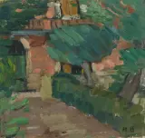 Paysage by Hans Berger, 1913, oil on canvas, sold Mar 2024
