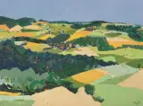 Blick vom Oberbühlchnubel by Bodo Stauffer, 1982, oil on canvas, offered Mar 2024