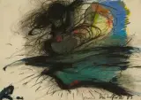 Ohne Titel by Dieter Roth und Arnulf Rainer, 1973, mixed media, sold Mar 2024