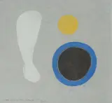 Drei Wesen by Ferdinand Gehr, 1974, color woodcut, sold Mar 2024
