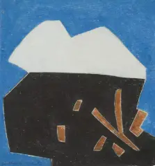 Schneeberge by Ferdinand Gehr, 1976, color woodcut, sold Mar 2024