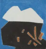 Schneeberge by Ferdinand Gehr, 1976, color woodcut, sold Mar 2024