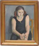 Untitled by Wilhelm Gimmi, oil on canvas, sold Mar 2024