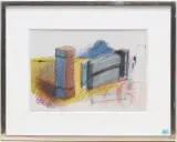 Gris pâle by Rolf Iseli, mixed media, sold Mar 2024