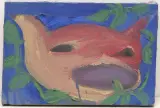 Hund (Katzenkopf) by Albrecht Schnider, 1986, oil on canvas, offered Mar 2024