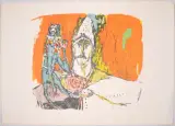 Simplizissimus by Alois Carigiet, 1962, color lithograph, offered Mar 2024