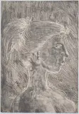 Junges Mädchen by Hans Erni, 1954, lithograph, offered Mar 2024