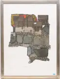 Walser-Dorf by Rudolf Mirer, 1984, color lithograph, sold Mar 2024