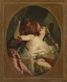 Kopie Tarquinius und Lucretia by Giovanni Battista Tiepolo, oil on canvas, sold Dec 2023
