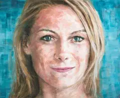 Bildnis einer Frau by Harding Meyer, 2016, oil on canvas, offered Dec 2023