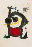 Bethsabée by Joan Miró, 1972, pencil, sold Dec 2023