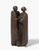 Stehendes Paar by Marianne Lüdicke, bronze, offered Dec 2023